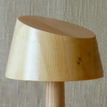 MELISSA - Sloping Tip Pillbox Hat Block - 13cm in diameter 5-7,5 cm tall