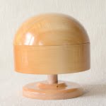Milliners Hat Block with Hat Block Stand