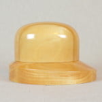 Wooden Hat Block Set 12 - Trilby and Fedora Hat Brim Block and Oval Crown Block