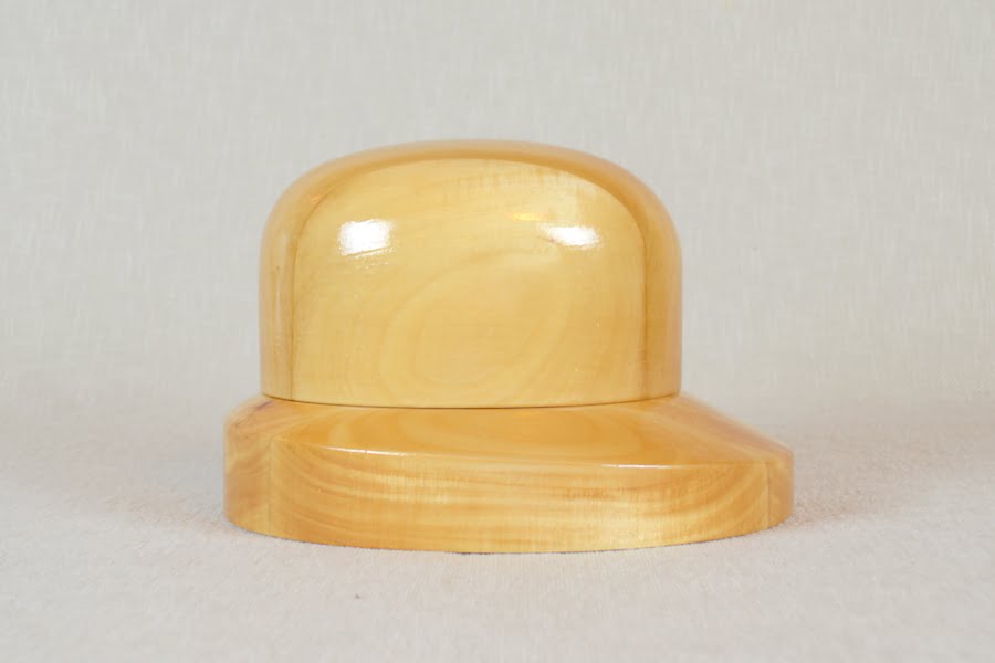 Wooden Hat Block Set 12 - Trilby and Fedora Hat Brim Block and