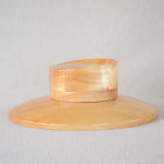 Wide Brim Hat Block Set with Porkpie Style Crown Block - Summer Hat Block SET 14