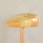CHARLOTTE - Wooden Pillbox Hat Block - 20cm diameter