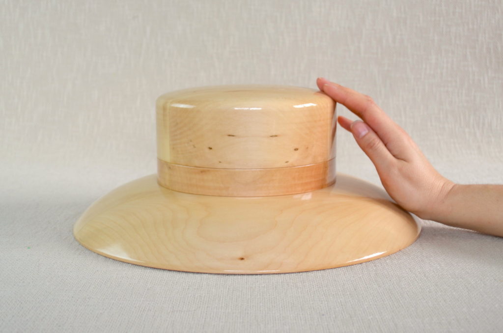 Wooden Hat Block SET 18F Wide Brim Hat Block Set Easy Hat Blocks