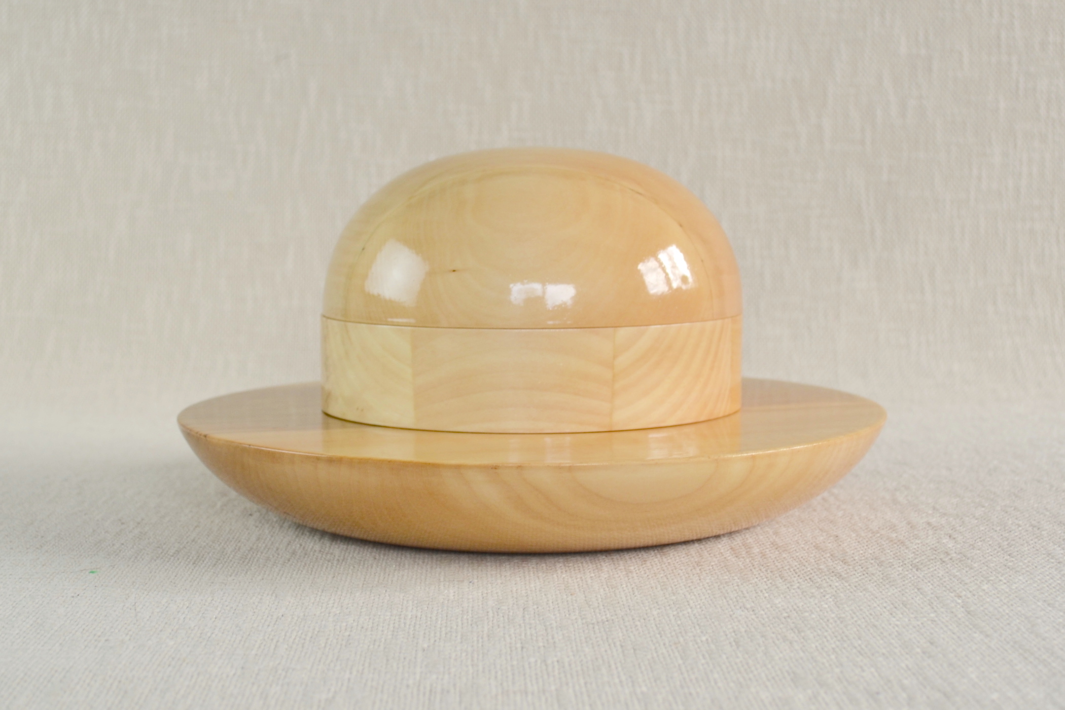 Wooden Hat Block SET 21R - Wide Brim Hat Block Set | Easy Hat Blocks