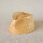 Fedora Crown Block CB03 - Optional presser - Wooden Hat Block