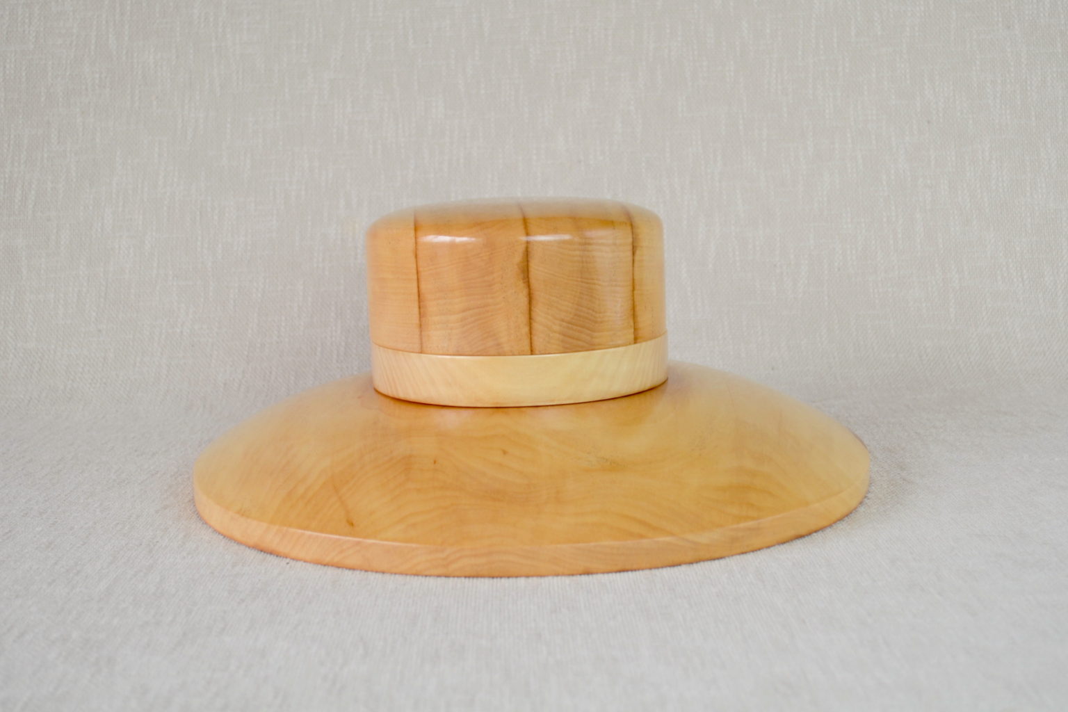 Wooden Boater Hat Block Set 15 – Two-Sided Brim Block Set – Easy Hat Blocks
