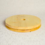 Flat Brim Block for Hat Making BB13 - 2.5" wide - 3.5" wide - Wooden Brim Block