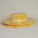 Oval Brim Boater Hat Block Set 30 OV - Two Brim Block Sizes - Boater Hat Block