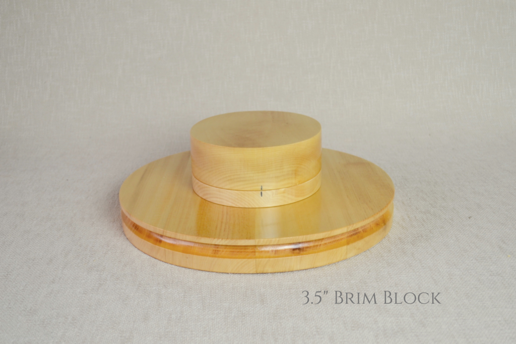 Oval Brim Boater Hat Block Set 30 OV – Two Brim Block Sizes – Boater ...