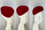 a hat made on IRIS teardrop hat block
